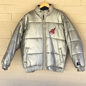 Vintage Cleveland Indians Starter Jacket & Pennant